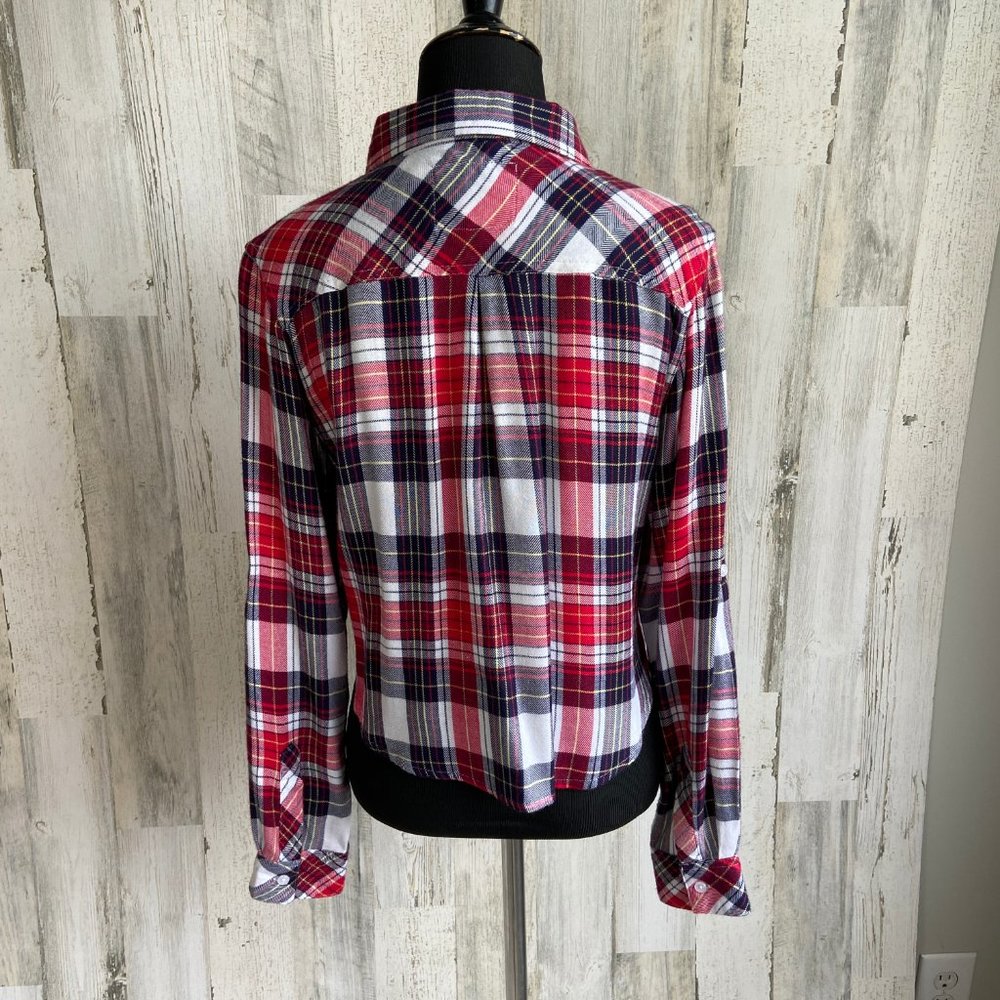 Clearance! Rails Women's Size Small Crop Plaid Bu… - image 4